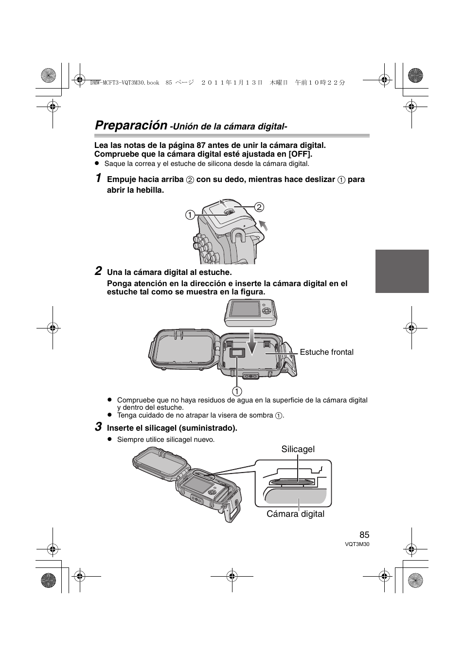 Preparación | Panasonic DMWMCFT3E User Manual | Page 85 / 184