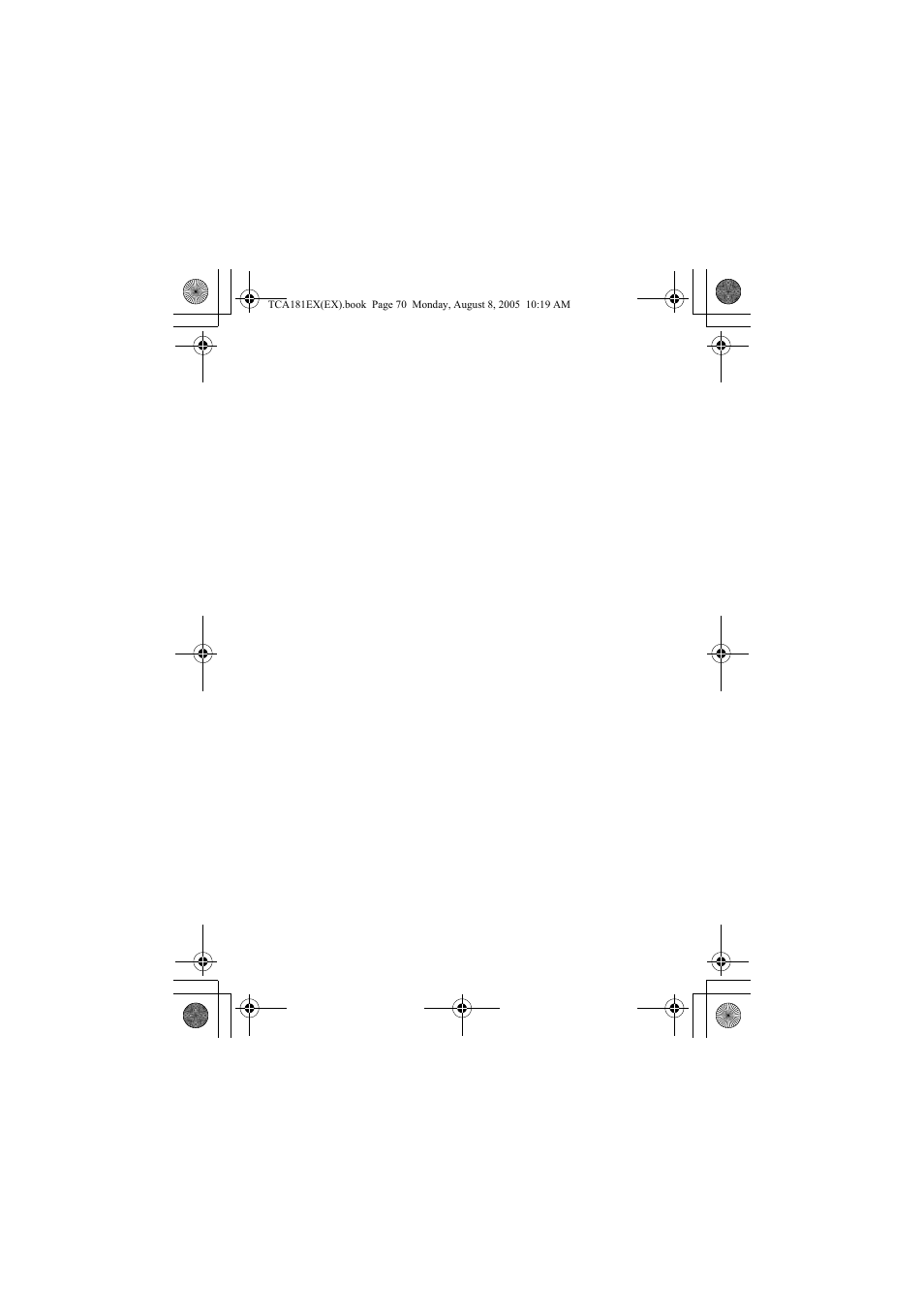 Panasonic KXTCA181EX User Manual | Page 70 / 72
