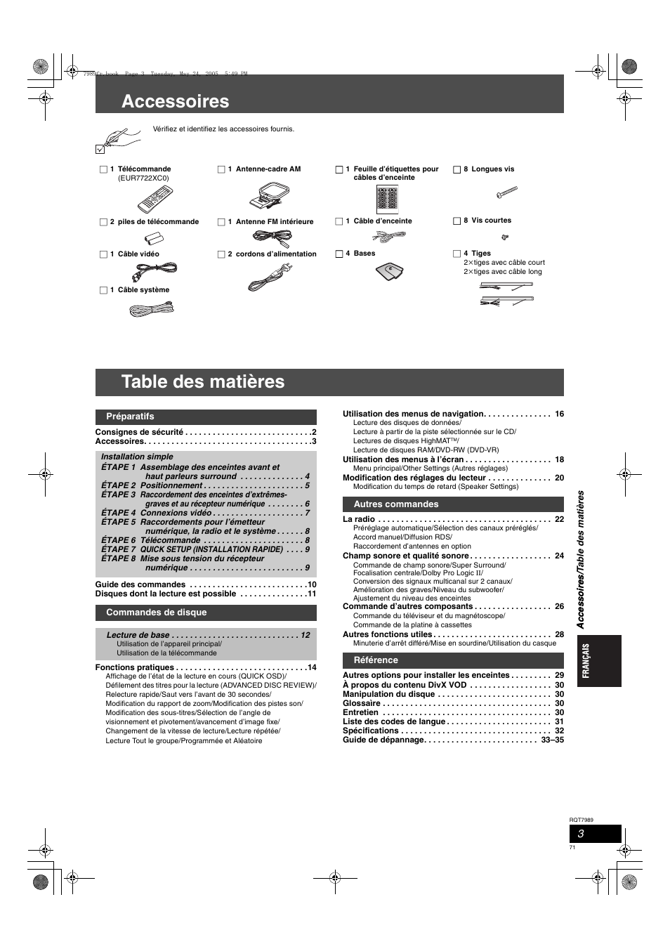 Panasonic SCHT885W User Manual | Page 71 / 104