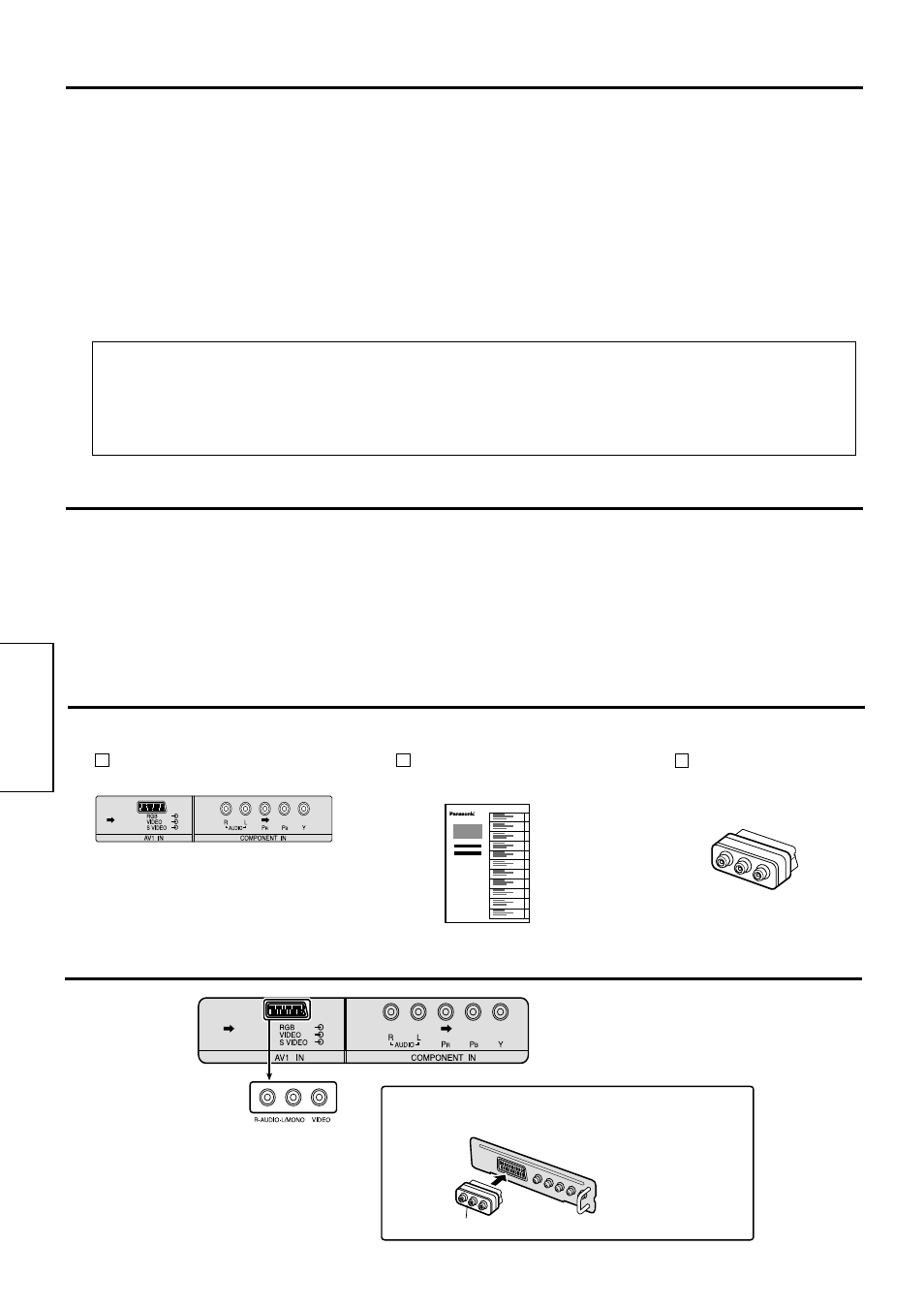 Précautions relatives à la sécurité, Précautions de manipulation, Disposition des prises | Accessoires, À respecter impérativement ) | Panasonic TY42TM5T User Manual | Page 10 / 20