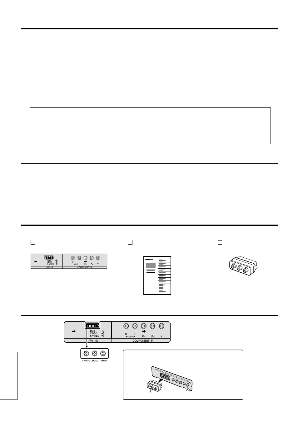 Terminalernes placering, Tilbehør, Sikkerhedsforanstaltninger | Forsigtighedsregler ved håndtering, Skal altid overholdes ) | Panasonic TY42TM5T User Manual | Page 16 / 20