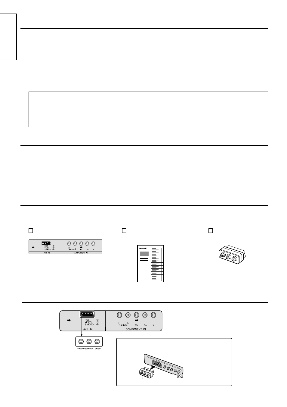 Safety precautions, Arrangement of the terminals, Handling cautions | Accessories, Be sure to observe ) | Panasonic TY42TM5T User Manual | Page 2 / 20