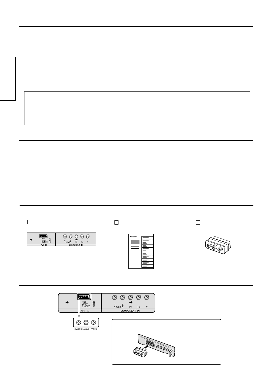 Sicherheitsmaßnahmen, Vorsicht bei der handhabung, Anordnung der anschlüsse | Mitgeliefertes zubehör, Bitte beachten ) | Panasonic TY42TM5T User Manual | Page 4 / 20