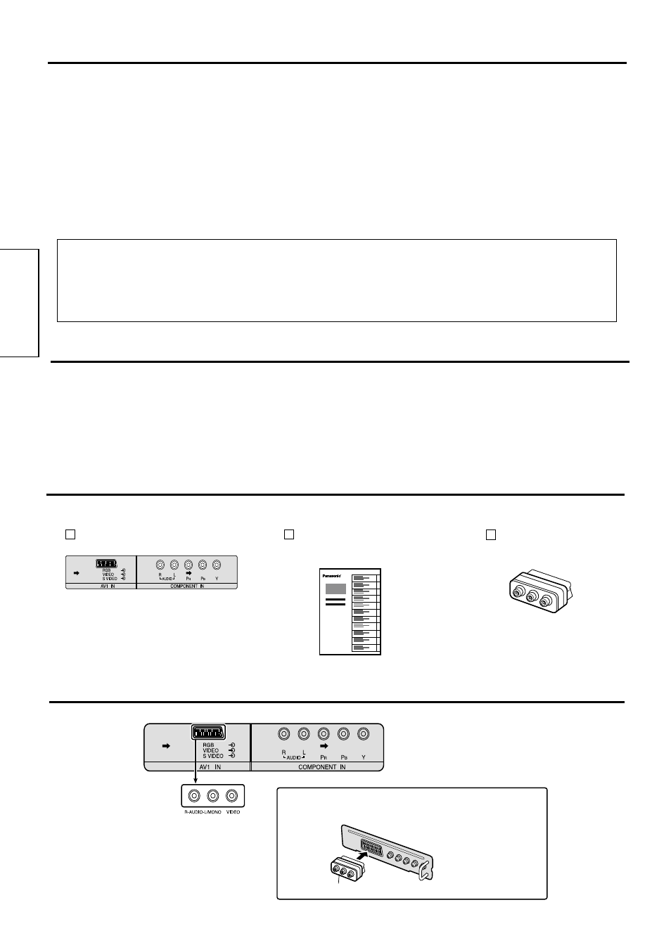 Behandeling van het product veiligheidsmaatregelen, Beschikbare aansluitingen op de aansluitingenkaart, Bijgeleverde accessoires | Belangrijke informatie ) | Panasonic TY42TM5T User Manual | Page 6 / 20