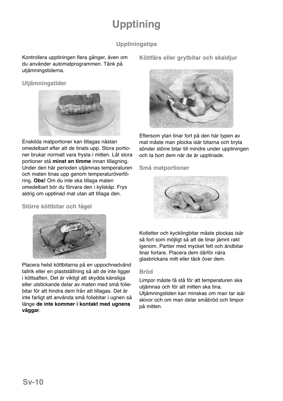 Upptining, Sv-10 | Panasonic NNGD369MEPG User Manual | Page 172 / 303