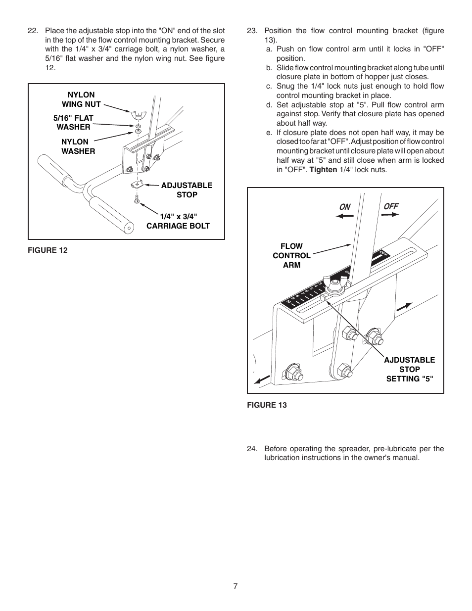 On off | Agri-Fab 45-02104 User Manual | Page 7 / 12