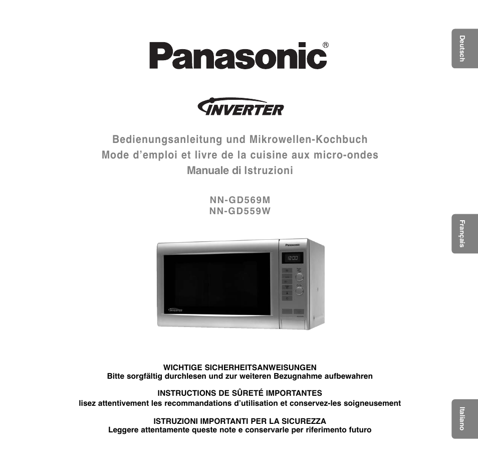 Panasonic NNGD559WSPG User Manual | 137 pages