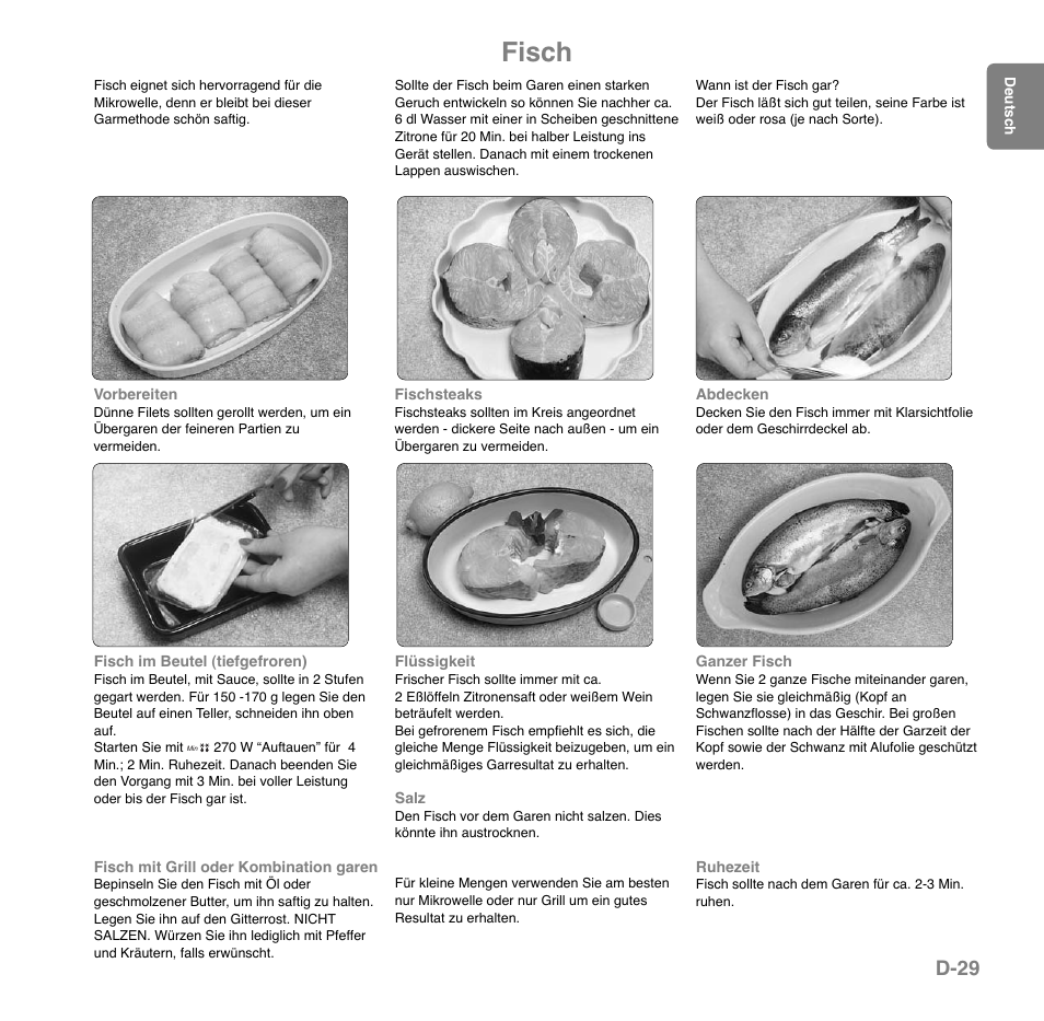 Fisch, D-29 | Panasonic NNGD559WSPG User Manual | Page 69 / 137