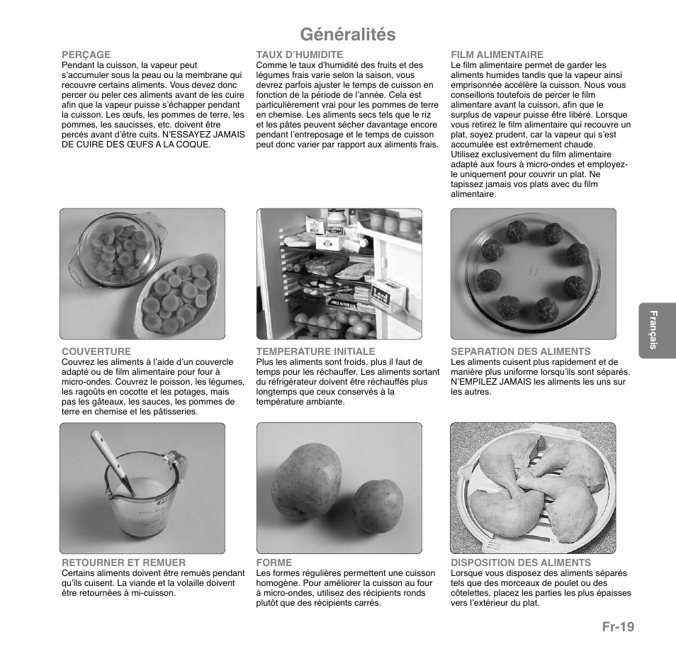 Généralités, Fr-19 | Panasonic NNGD559WSPG User Manual | Page 98 / 137