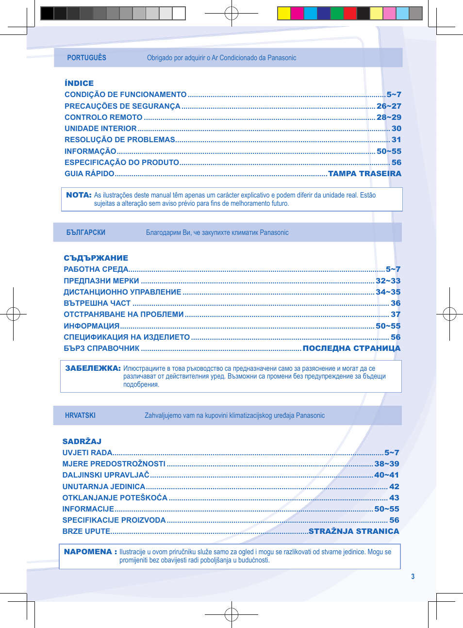 Panasonic CURE15NKX User Manual | Page 3 / 60