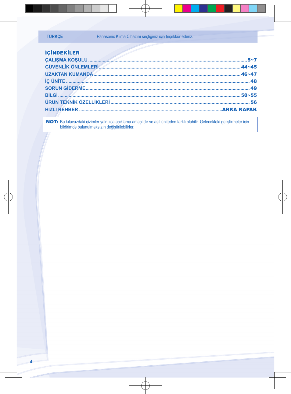 Panasonic CURE15NKX User Manual | Page 4 / 60