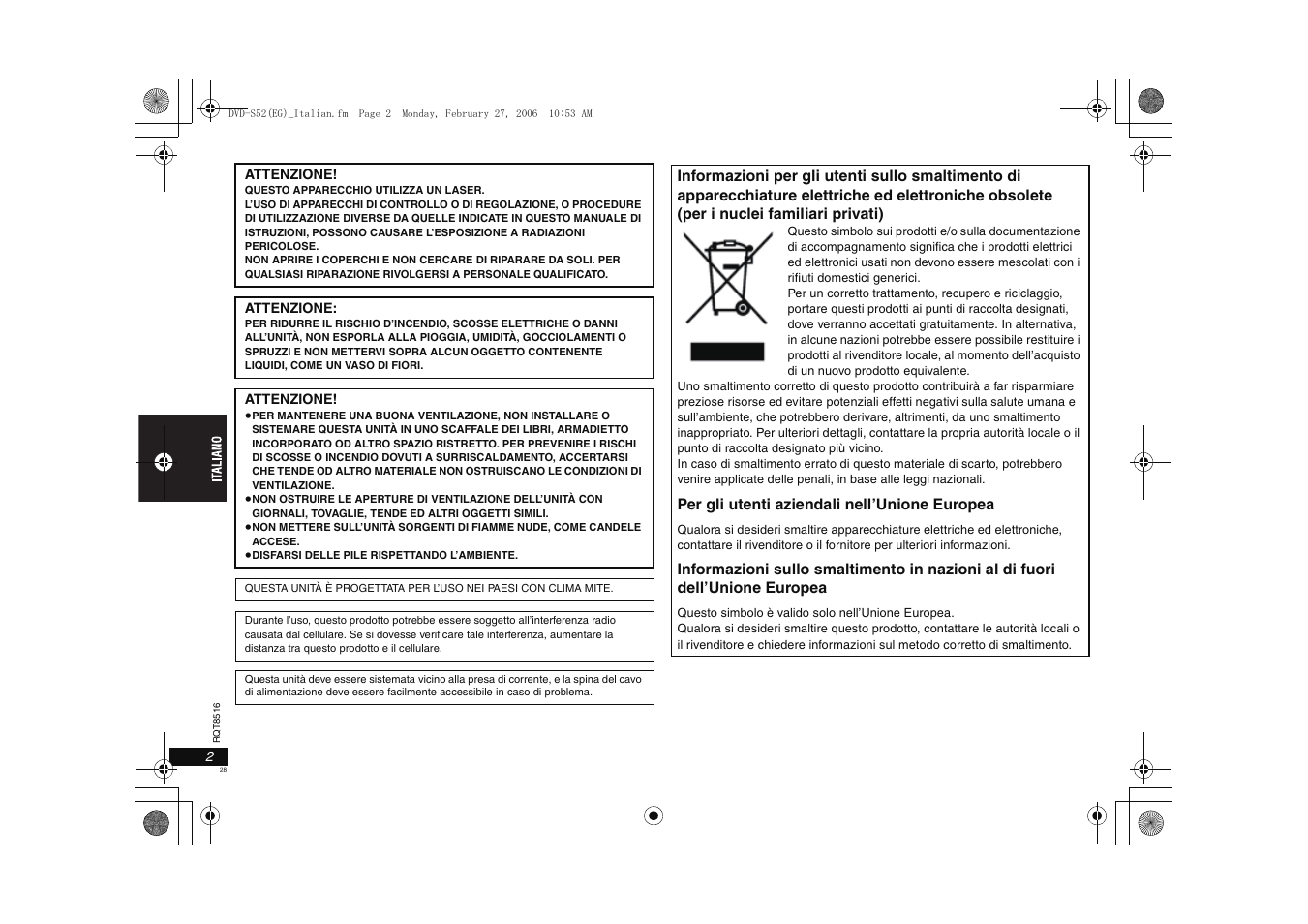 Panasonic DVDS52 User Manual | Page 28 / 80