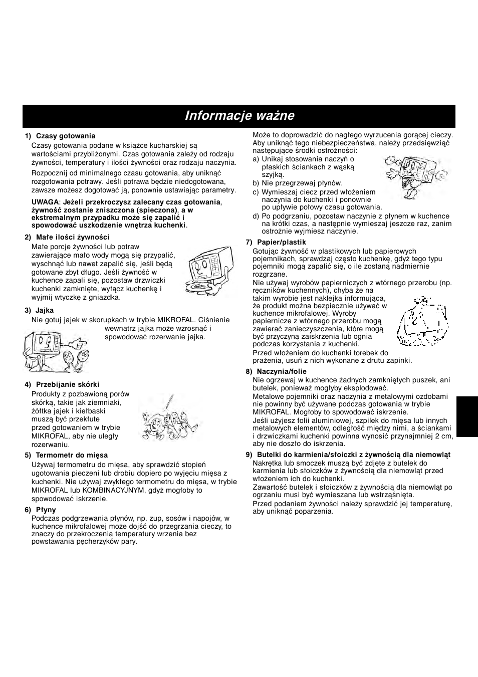 Informacje ważne, Pl-3 | Panasonic NNA813 User Manual | Page 109 / 128