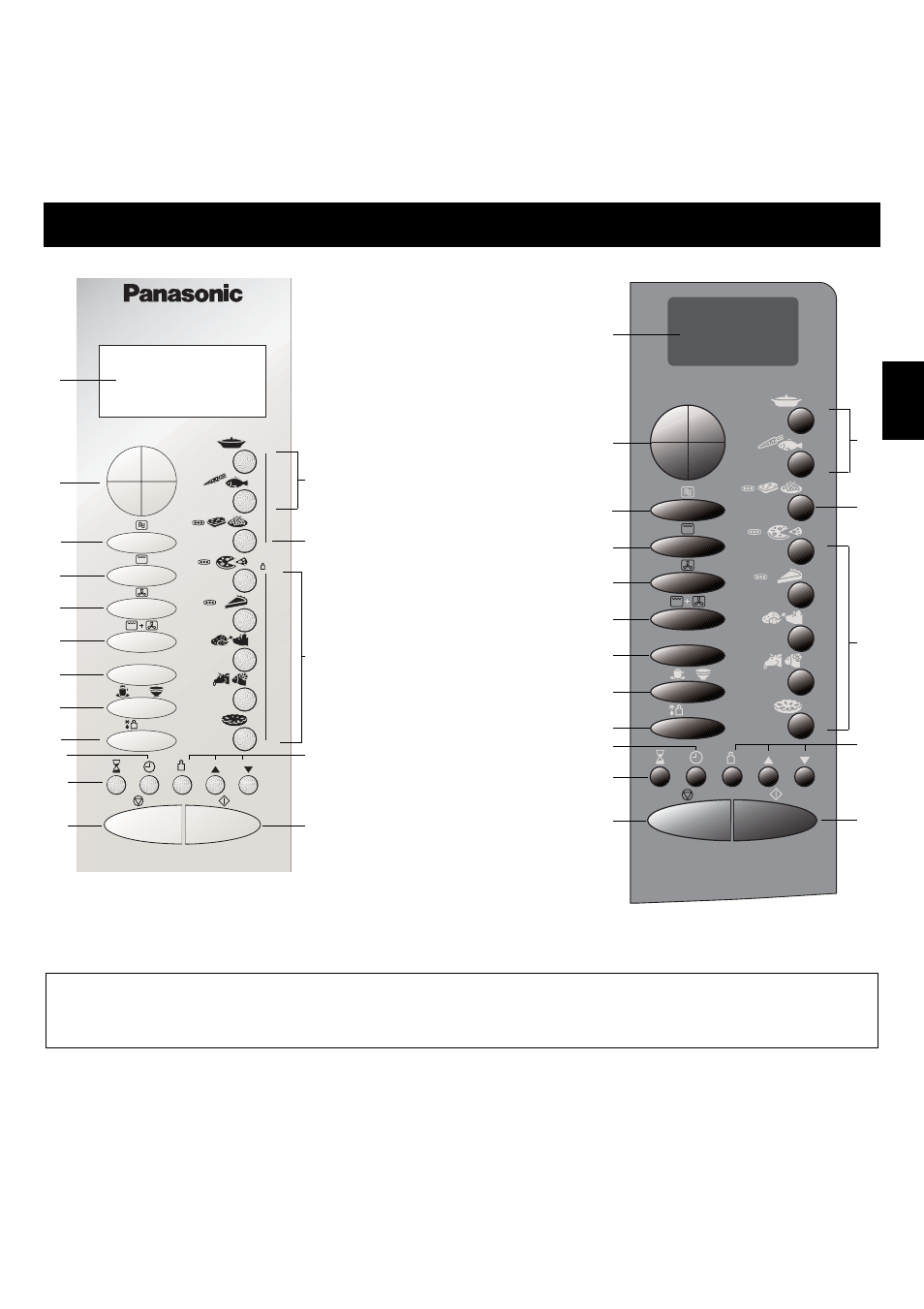 Bedienfelder, Nn-a883 | Panasonic NNA813 User Manual | Page 27 / 128