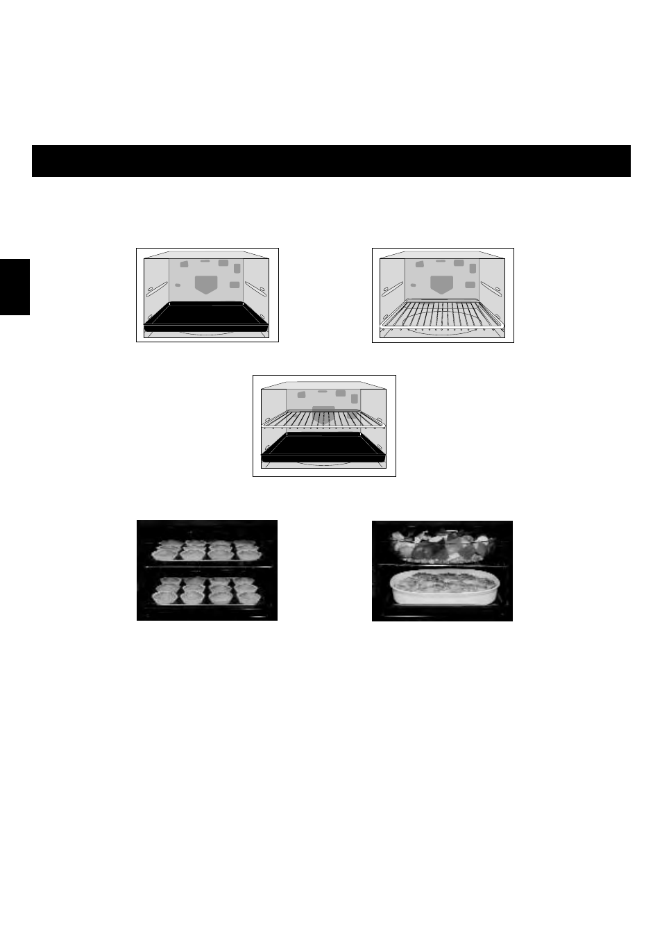 Heißluft/grillheißluft-betrieb, D-12, Garen auf zwei ebenen | Garen auf einer ebene | Panasonic NNA813 User Manual | Page 34 / 128