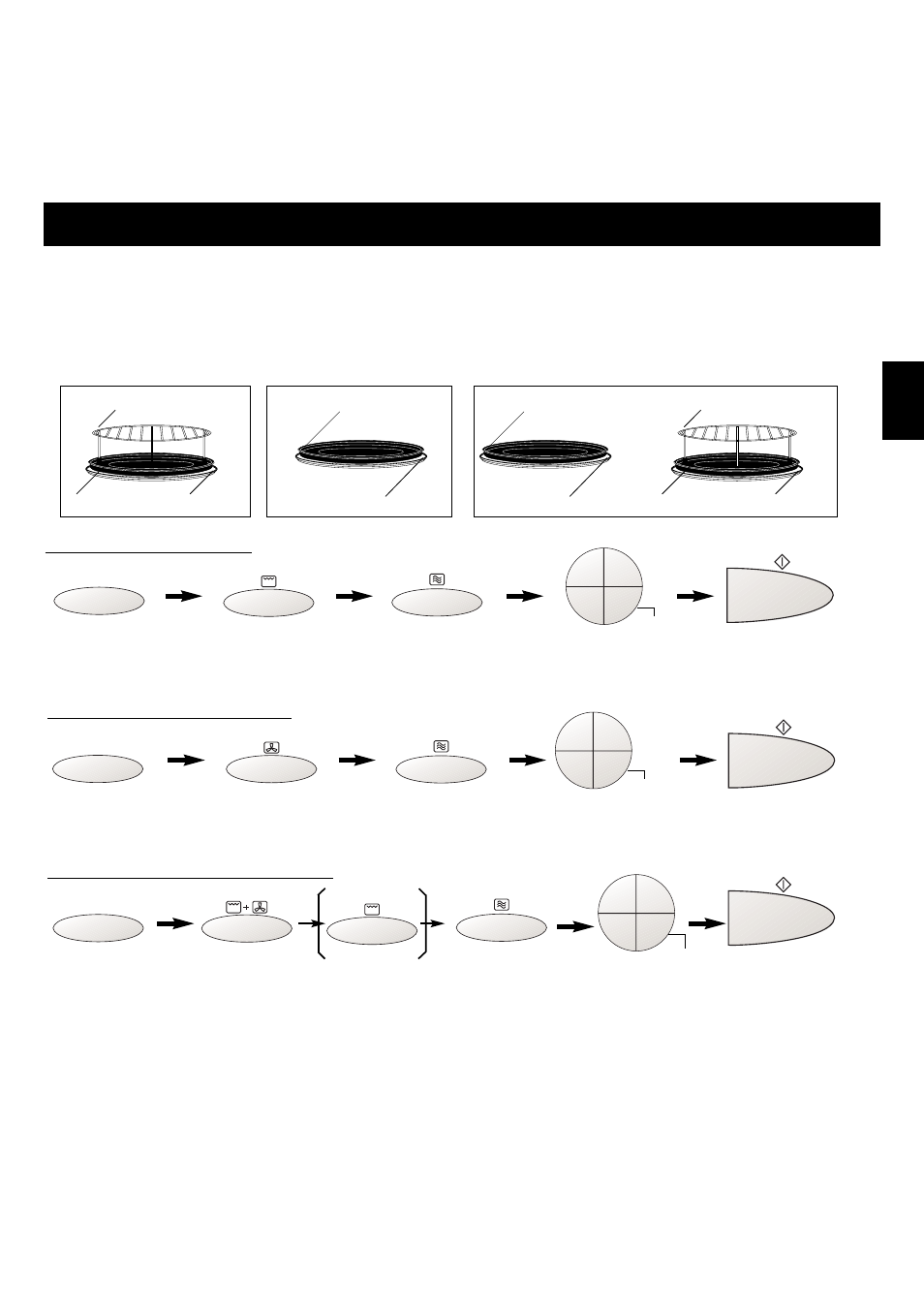 Kombinationsbetrieb, 1) grill + mikrowelle, 2) heißluft + mikrowelle | 3) grillheißluft + mikrowelle, Zubehör, D-13 | Panasonic NNA813 User Manual | Page 35 / 128