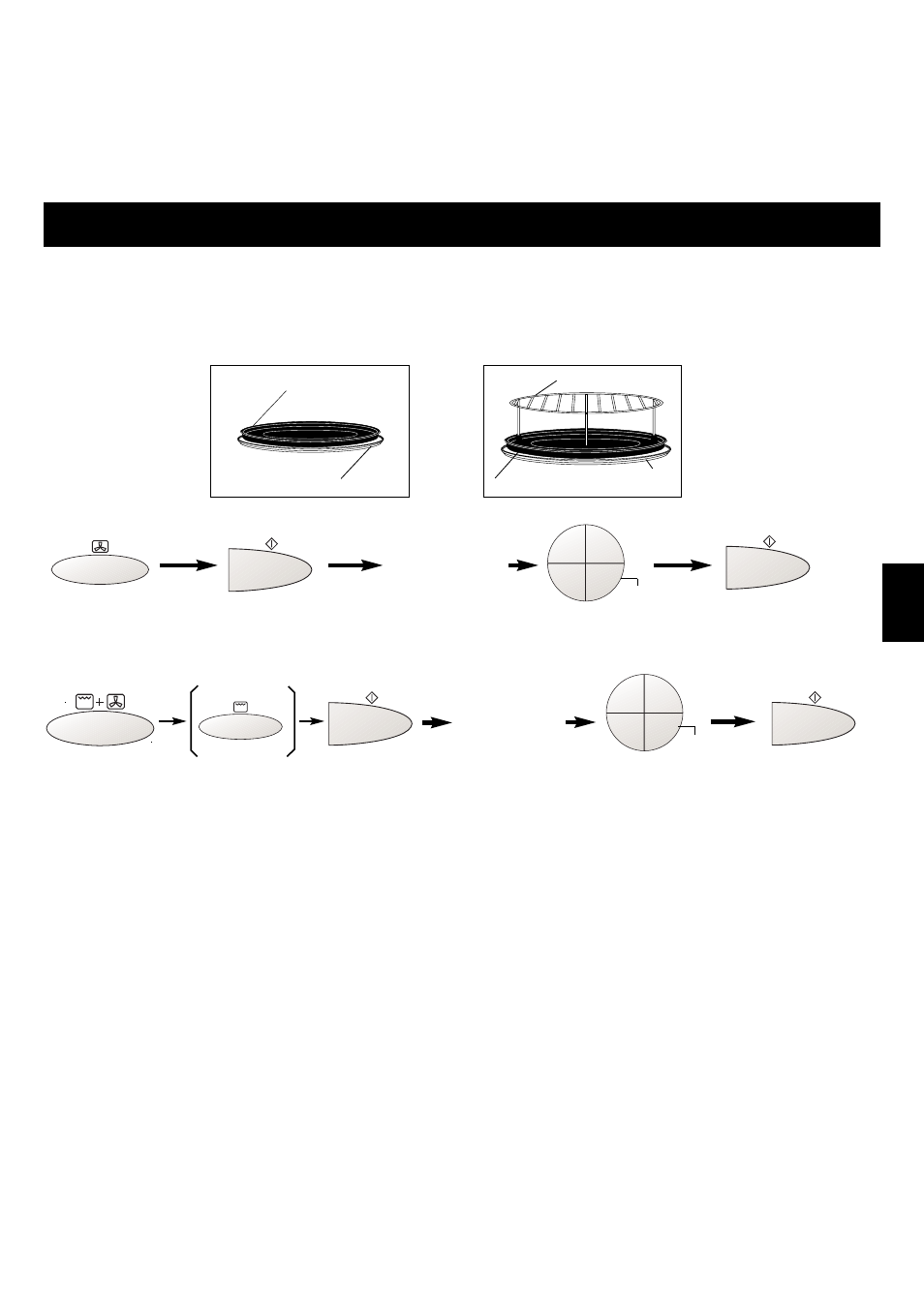 Modes chaleur tournante et turbo gril, Cuisson en chaleur tournante, Cuisson en turbogril | Fr-11, Chaleur tournante turbogril | Panasonic NNA813 User Manual | Page 75 / 128