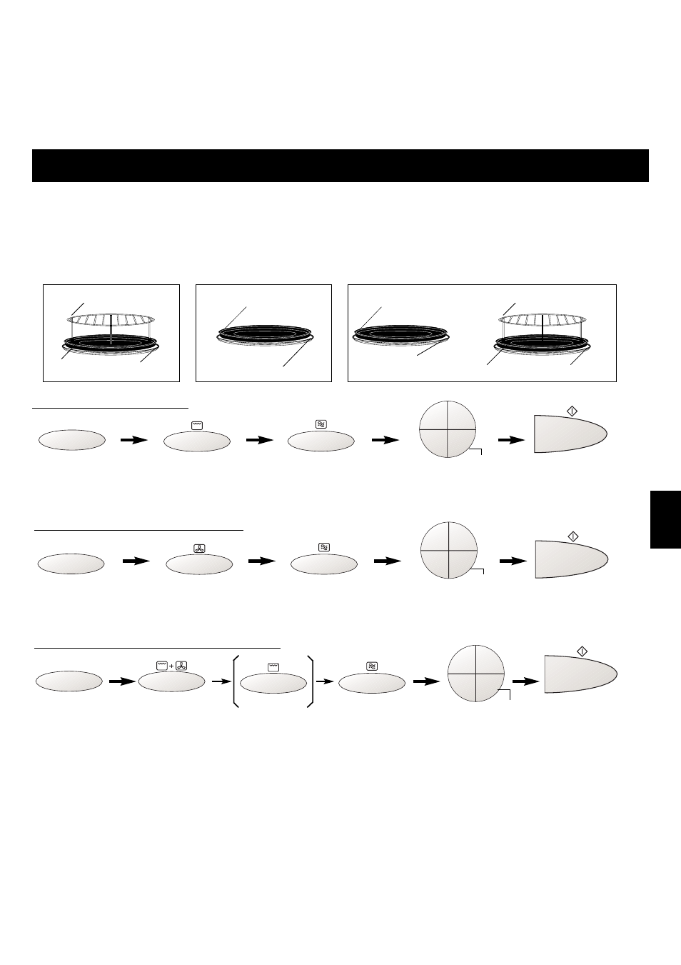 Combinazione di modi di cottura, 1) grill + microonde, 2) convezione + microonde | 3) convezione grill + microonde, Uso degli accessori, It-13, Grill + microonde convezione + microonde, Convezione grill + microonde | Panasonic NNA813 User Manual | Page 98 / 128