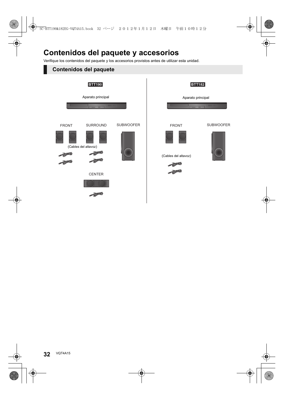 Panasonic SCBTT182EG User Manual | Page 32 / 100
