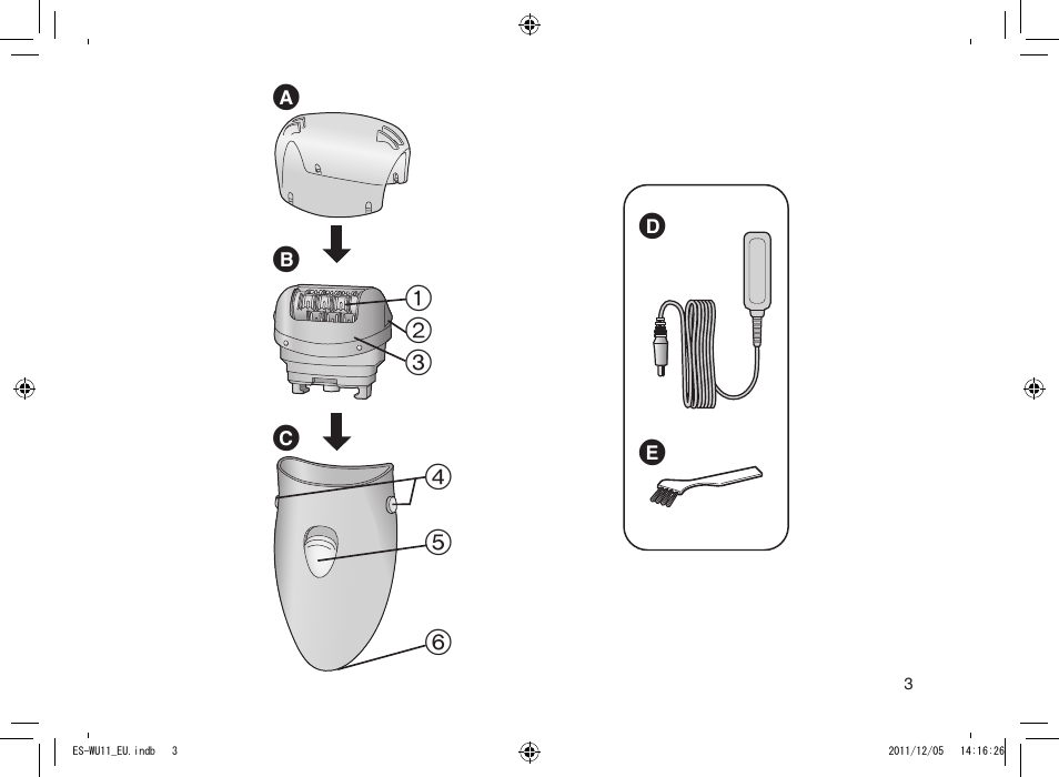 Panasonic ESWU11 User Manual | Page 3 / 74