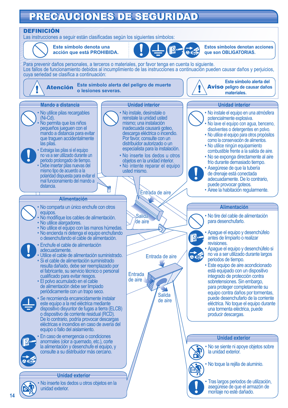 Panasonic CSRE12HKE User Manual | Page 14 / 60