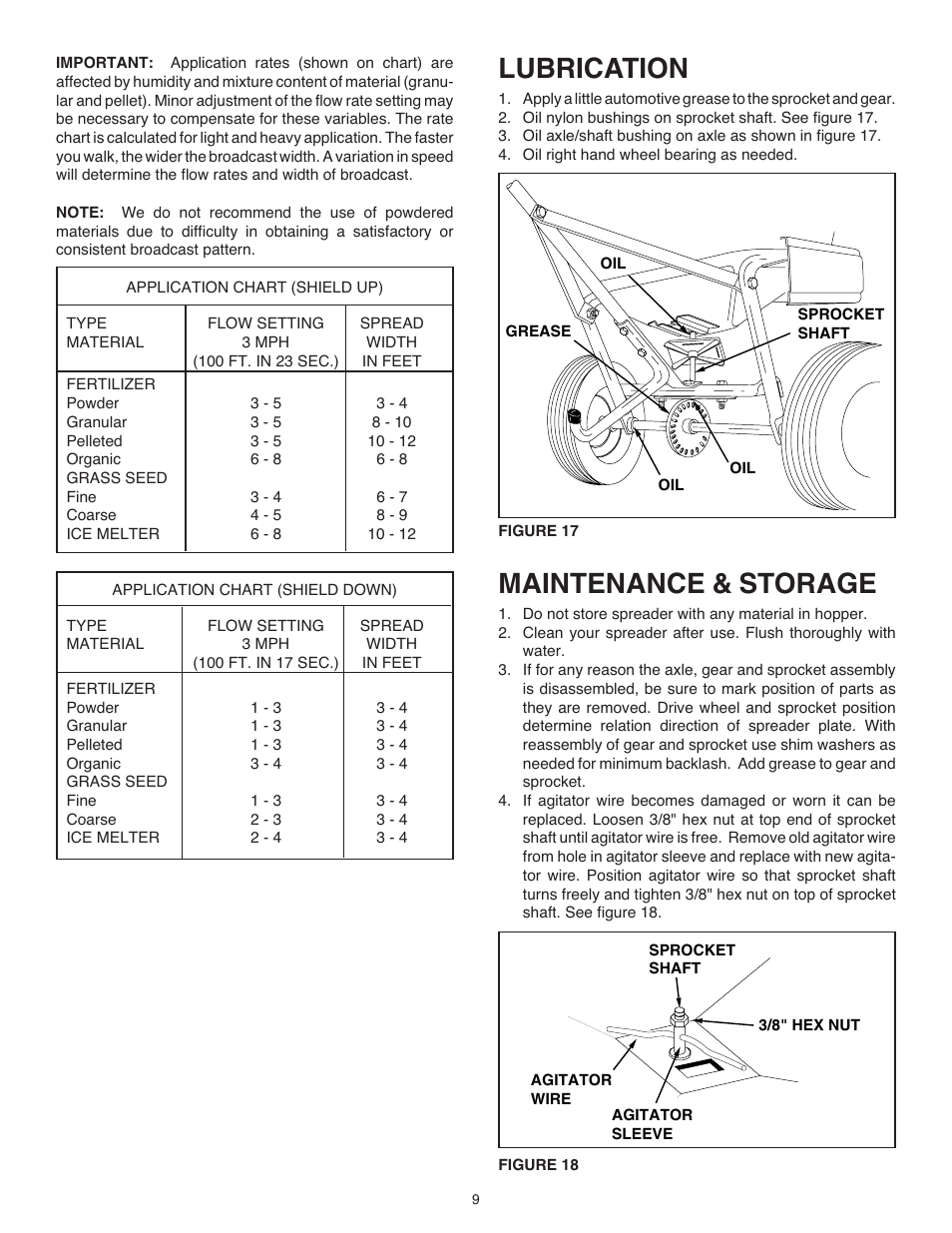 Maintenance & storage lubrication | Agri-Fab 45-02101-101 User Manual | Page 9 / 12