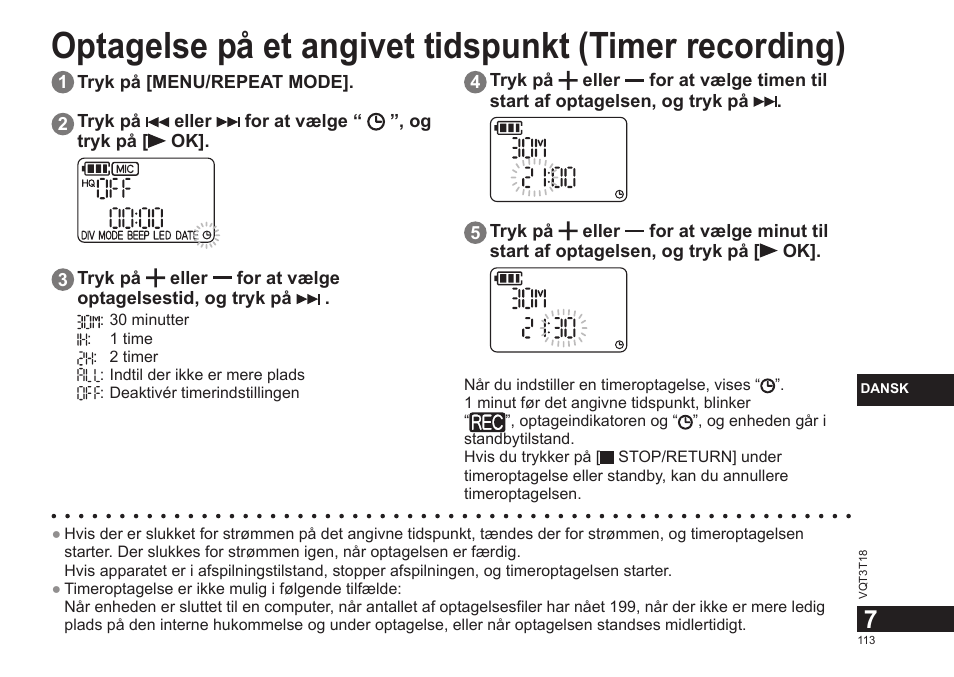 Panasonic RRUS300E User Manual | Page 113 / 136