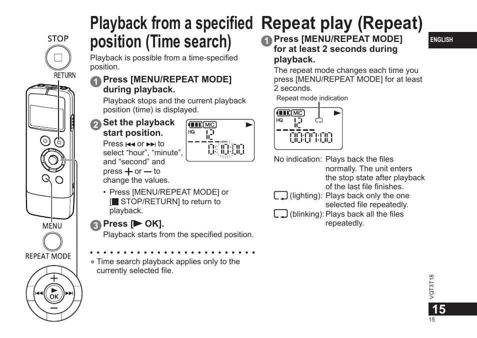 Panasonic RRUS300E User Manual | Page 15 / 136