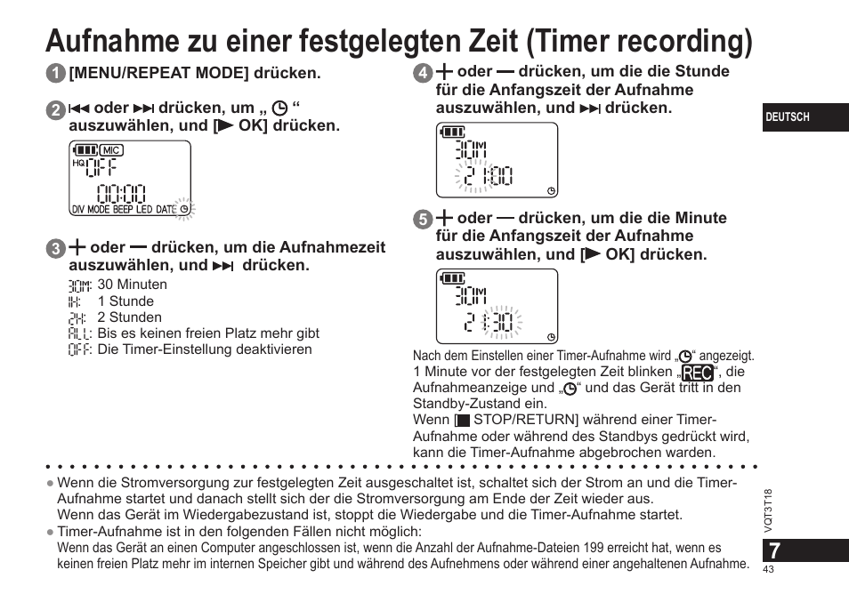 Panasonic RRUS300E User Manual | Page 43 / 136