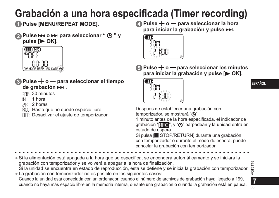 Panasonic RRUS300E User Manual | Page 85 / 136