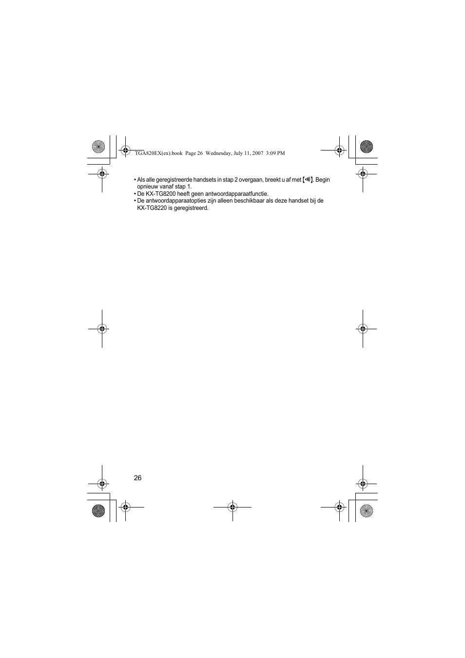 Panasonic KXTGA820EX User Manual | Page 26 / 84