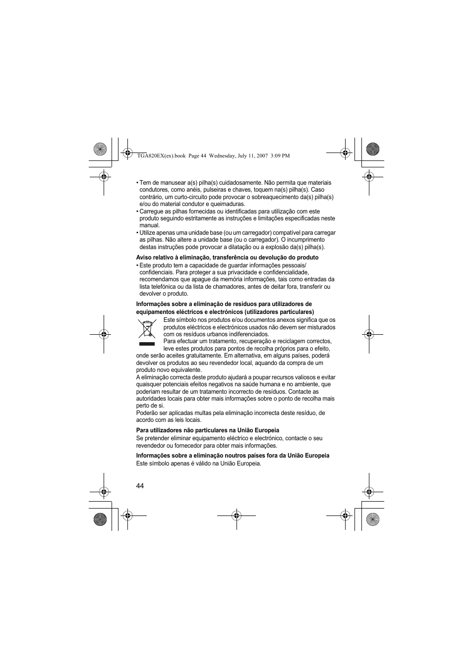 Panasonic KXTGA820EX User Manual | Page 44 / 84