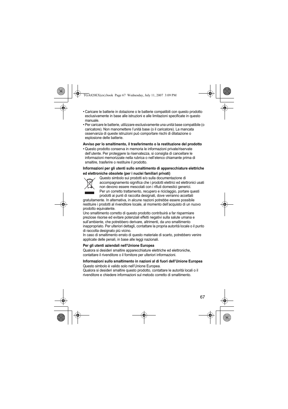Panasonic KXTGA820EX User Manual | Page 67 / 84