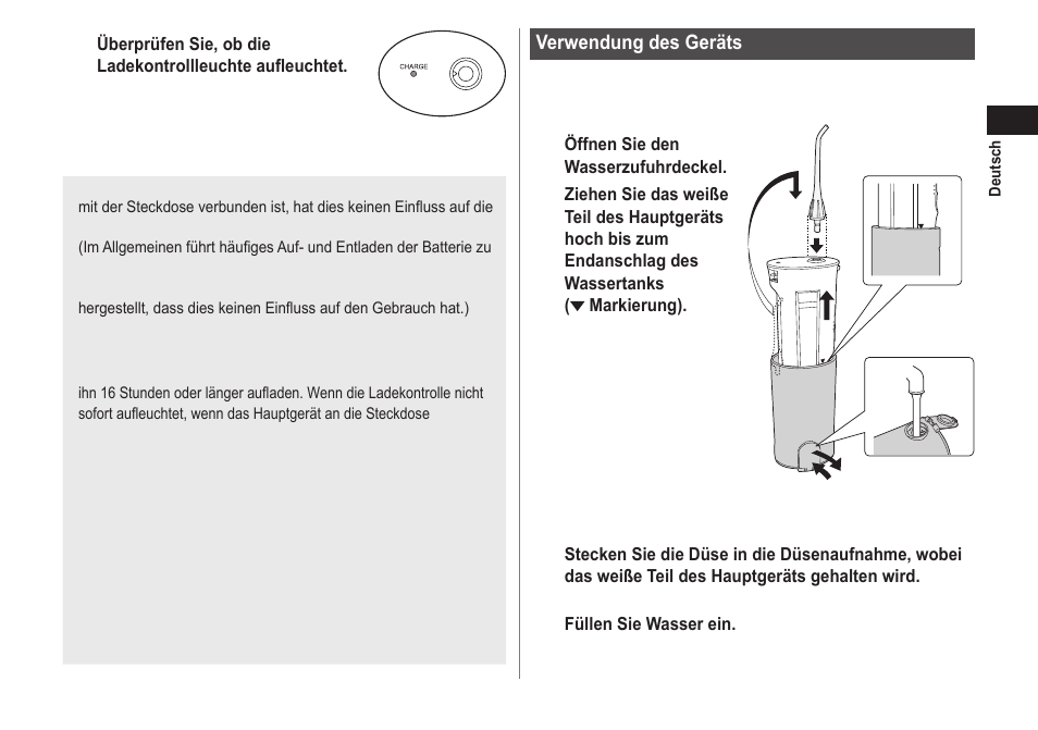 Panasonic EWDJ40 User Manual | Page 15 / 172