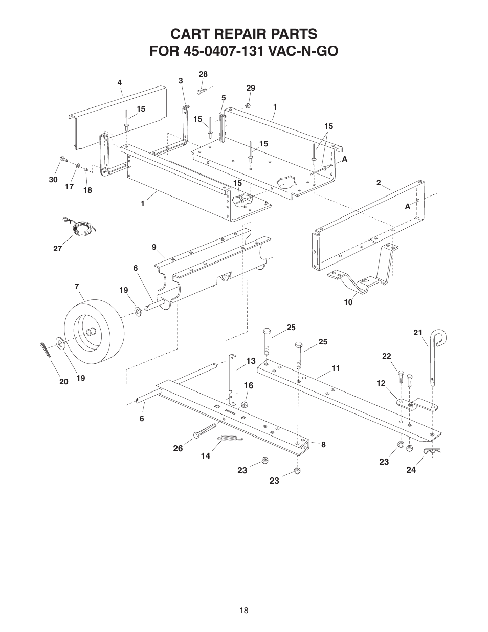 Agri-Fab Vac-N-Go 45-0407-131 User Manual | 5 pages