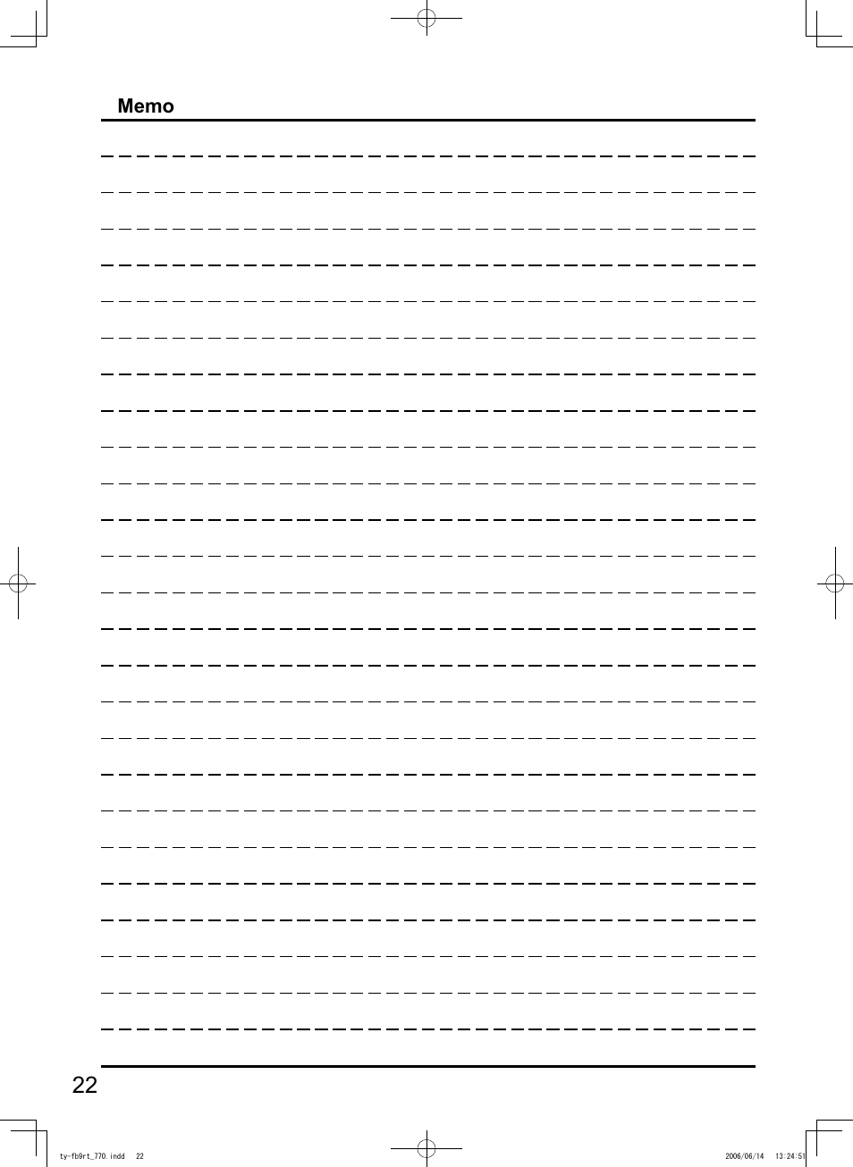 Panasonic TYFB9RT User Manual | Page 22 / 24