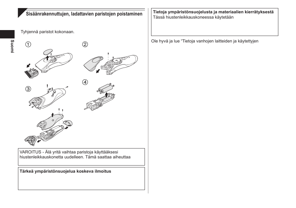 Panasonic ER1611 User Manual | Page 56 / 100