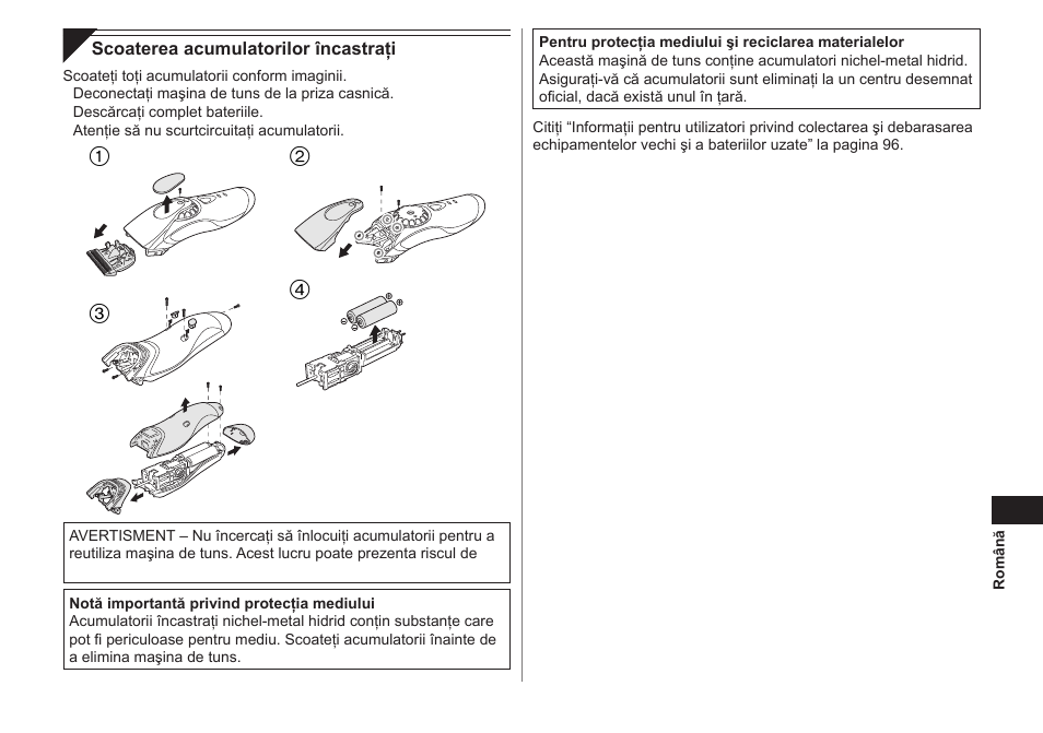 Panasonic ER1611 User Manual | Page 81 / 100