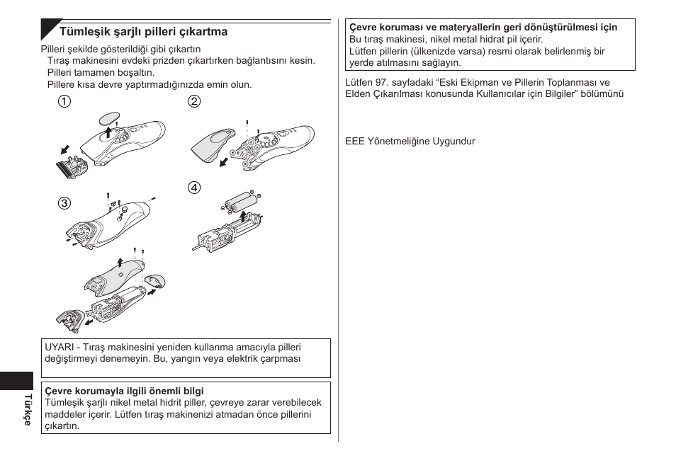 Panasonic ER1611 User Manual | Page 86 / 100
