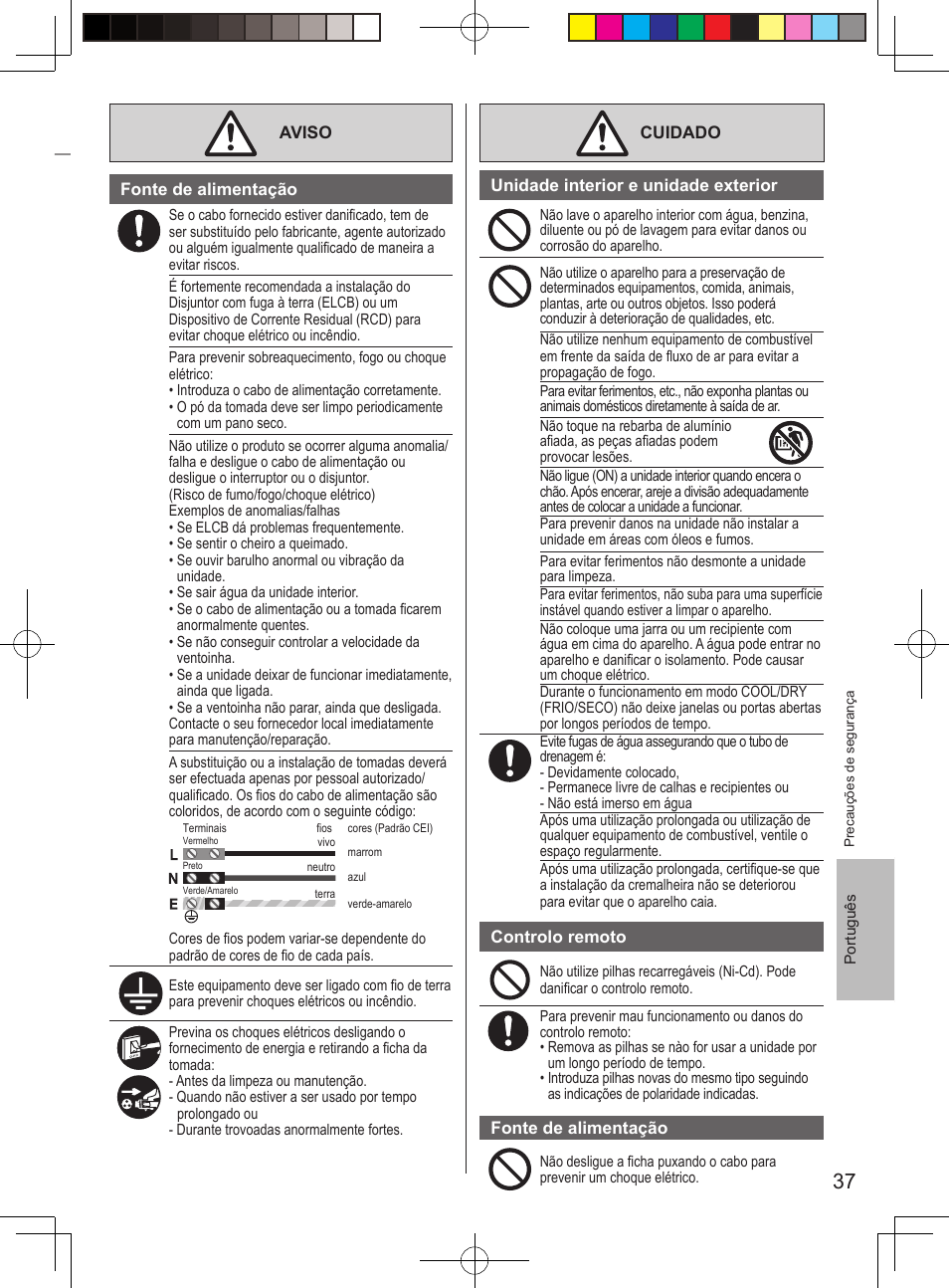 Panasonic CURE15PKE3 User Manual | Page 37 / 56