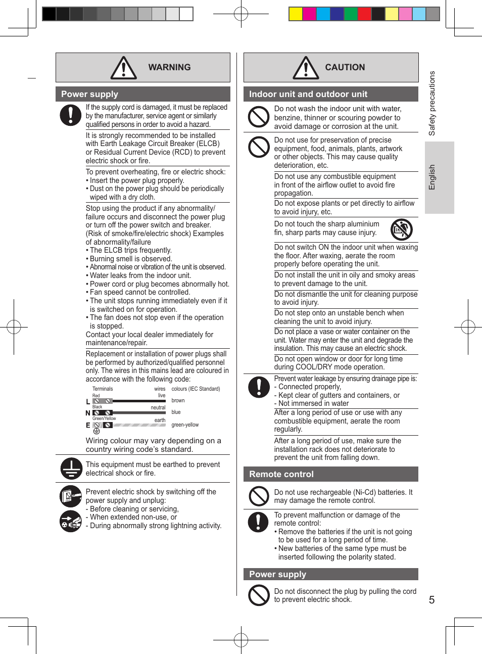 Panasonic CURE15PKE3 User Manual | Page 5 / 56