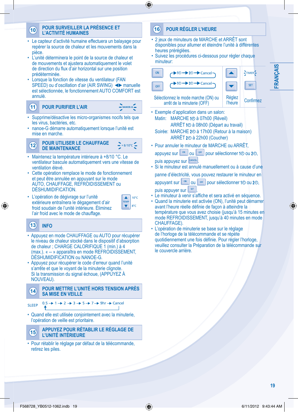 Panasonic CUVE9NKE User Manual | Page 19 / 64