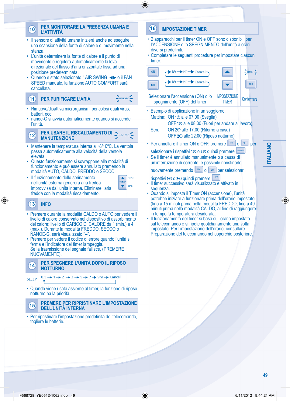 Panasonic CUVE9NKE User Manual | Page 49 / 64