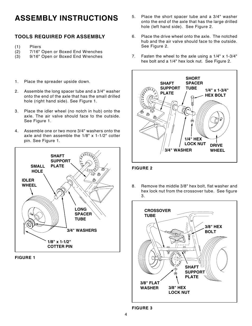 Assembly instructions | Agri-Fab 45-02102-101 User Manual | Page 4 / 16