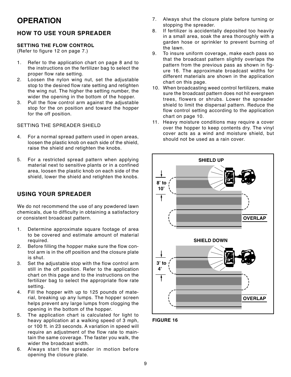 Operation | Agri-Fab 45-02102-101 User Manual | Page 9 / 16