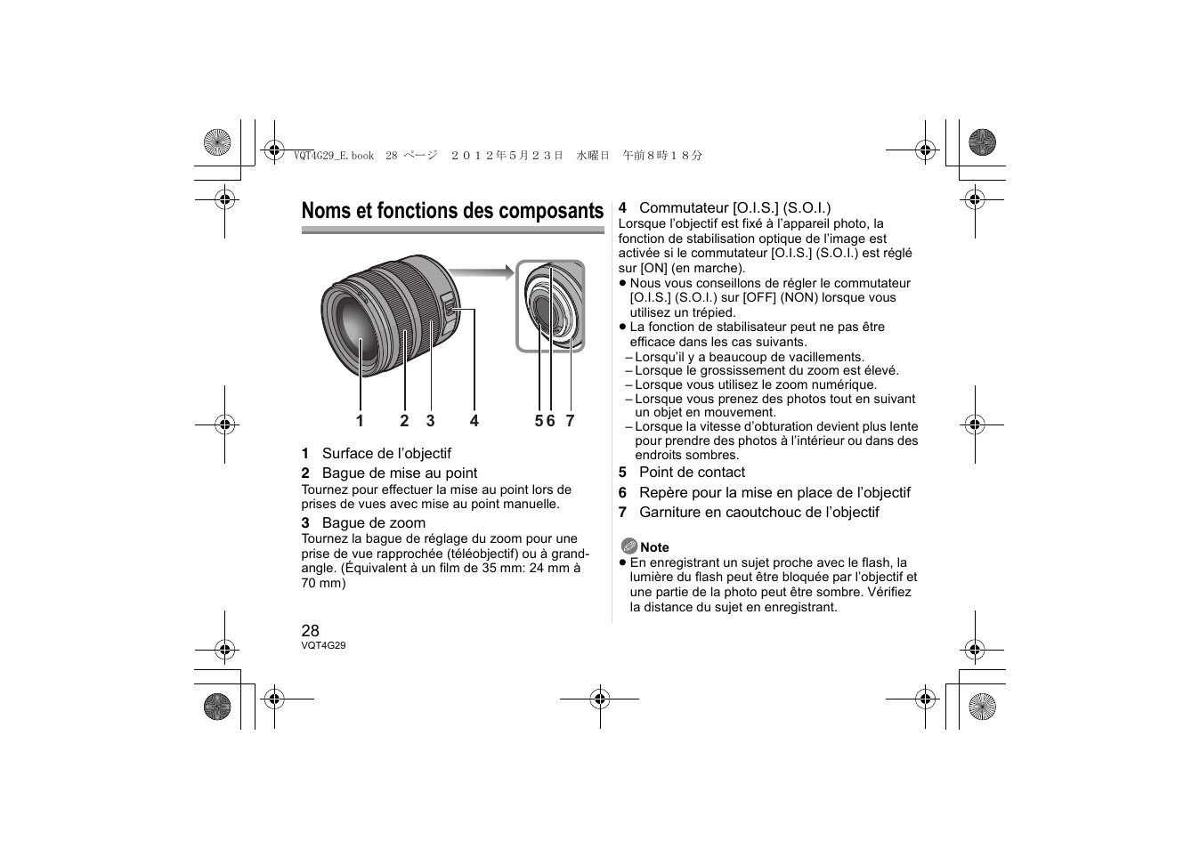 Noms et fonctions des composants | Panasonic HHS12035E User Manual | Page 28 / 72