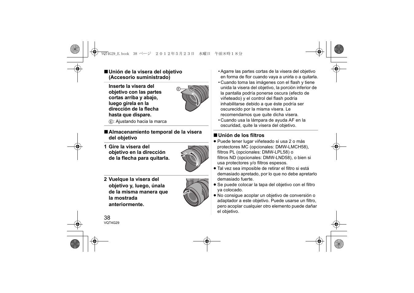 Panasonic HHS12035E User Manual | Page 38 / 72