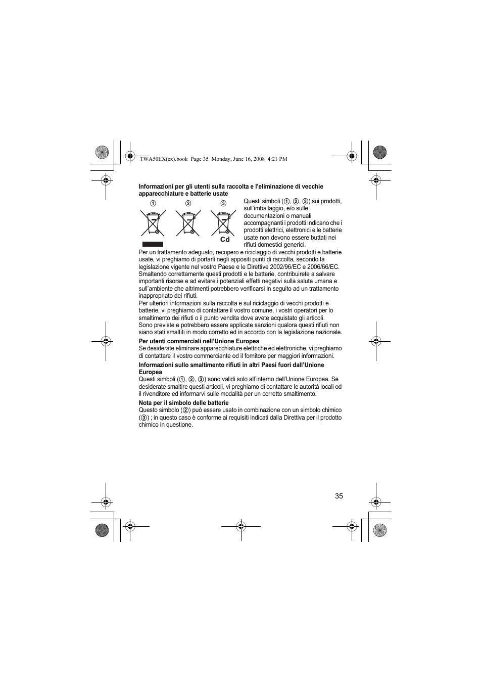 Panasonic KXTWA50EX User Manual | Page 35 / 52