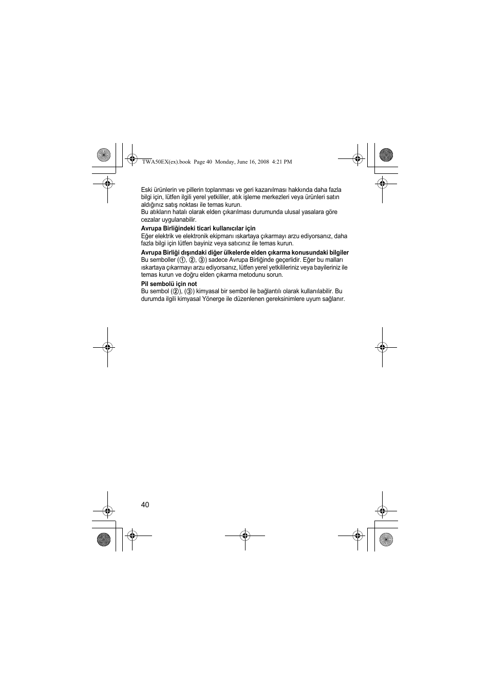 Panasonic KXTWA50EX User Manual | Page 40 / 52