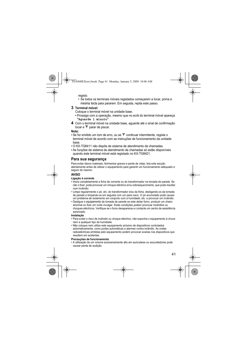 Panasonic KXTGA840EX User Manual | Page 41 / 76